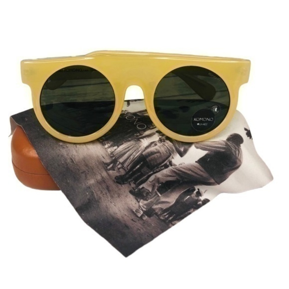 KOMONO Hippolyte Milky Bone Sunglasses 🕶 (NEW) - Picture 2 of 9
